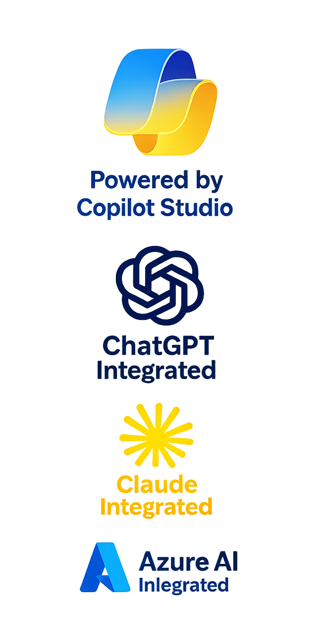 DF IA capabilities +++ La plateforme DealFabric utilise l’intelligence artificielle à l'aide de l'intégration native de ChatGPT, Claude, Azure AI et Microsoft Copilot Studio